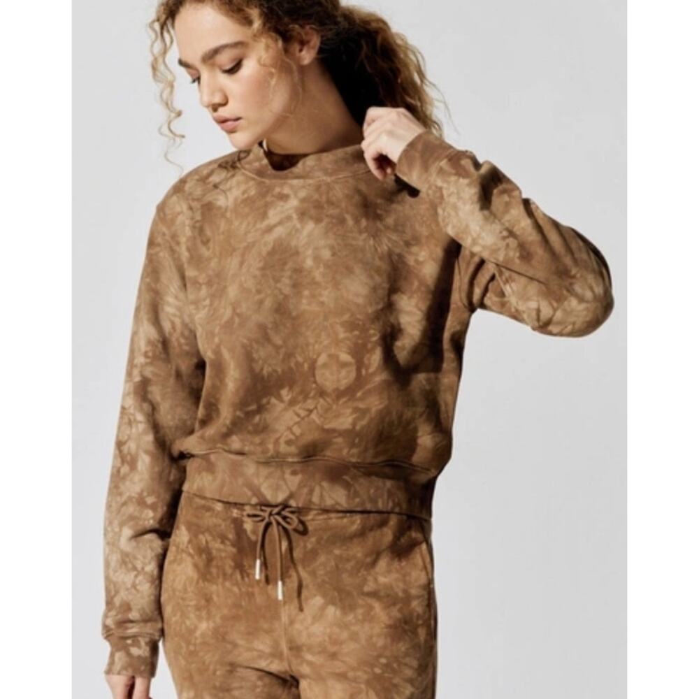 Cotton Citizen Brown Tie-Dye Sweatshirt